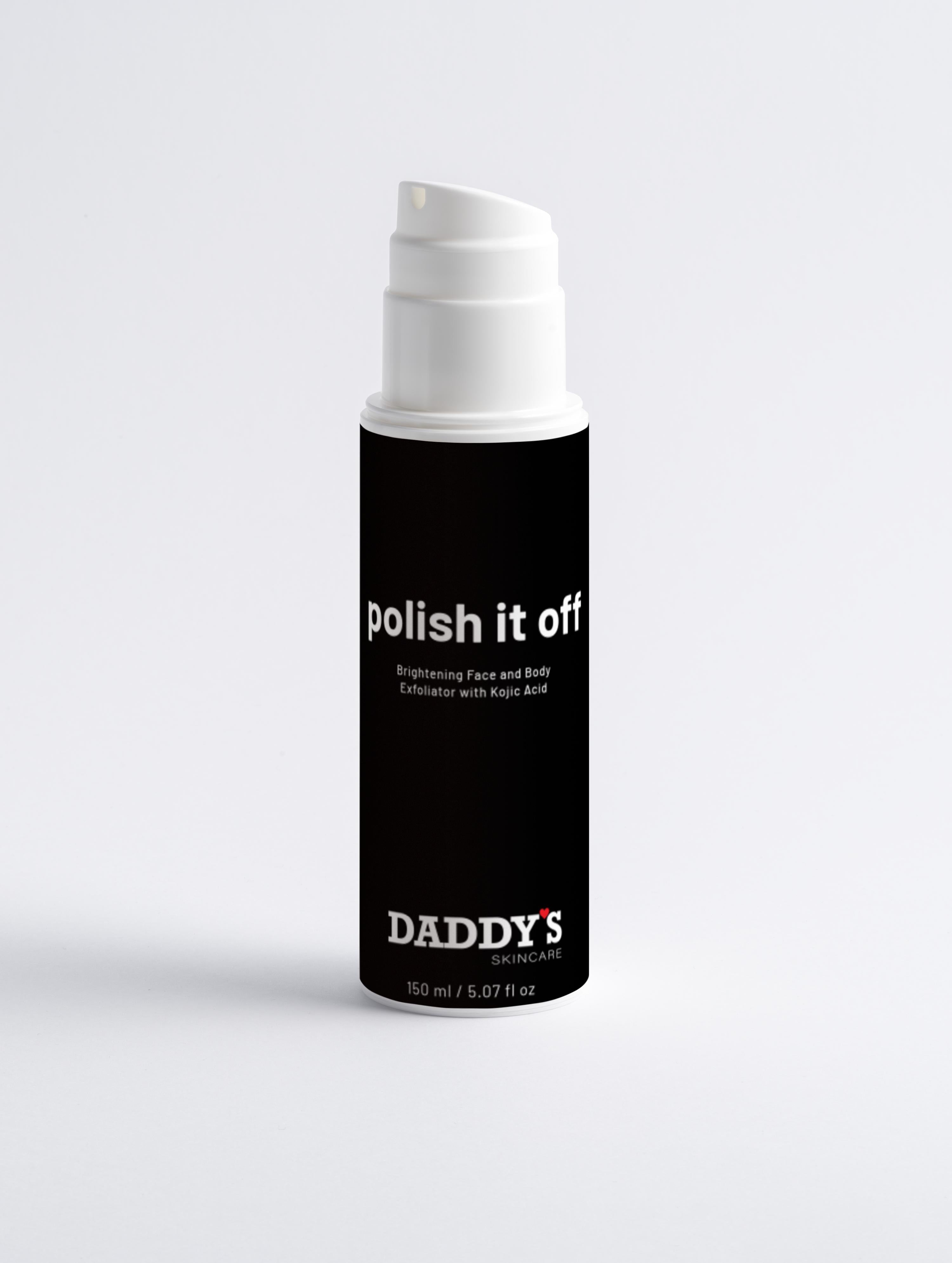 Polish it Off: Brightening Face and Body Exfoliator with Kojic Acid